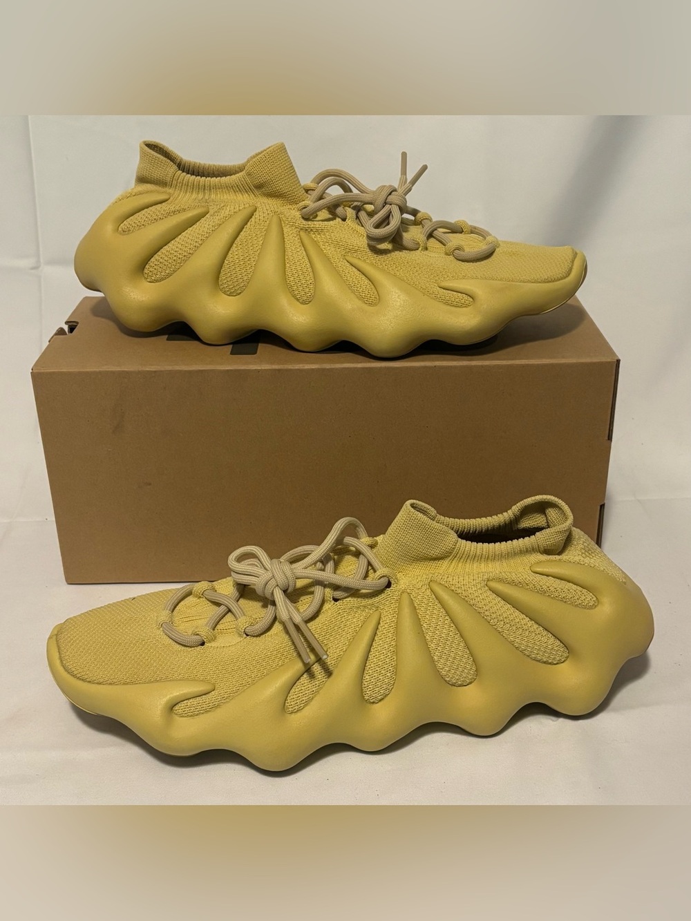 Adidas Yeezy 450 Sulfur Yellow Primeknit Men's Size 14 Sneaker 2022 HP5426
